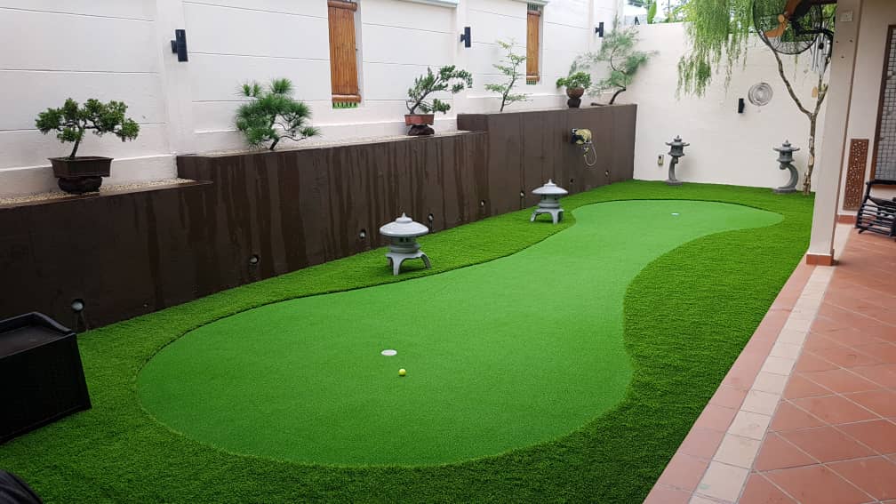 artificial grass golf lawn